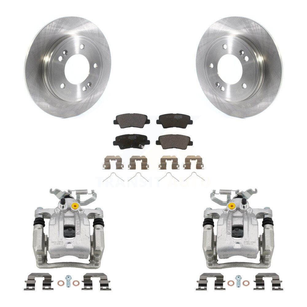 Transit Auto KC8-100302T Disc Brake Kit for 2017-2022 Kia Niro, Hyundai Elantra, Hyundai Ioniq - Rear product image