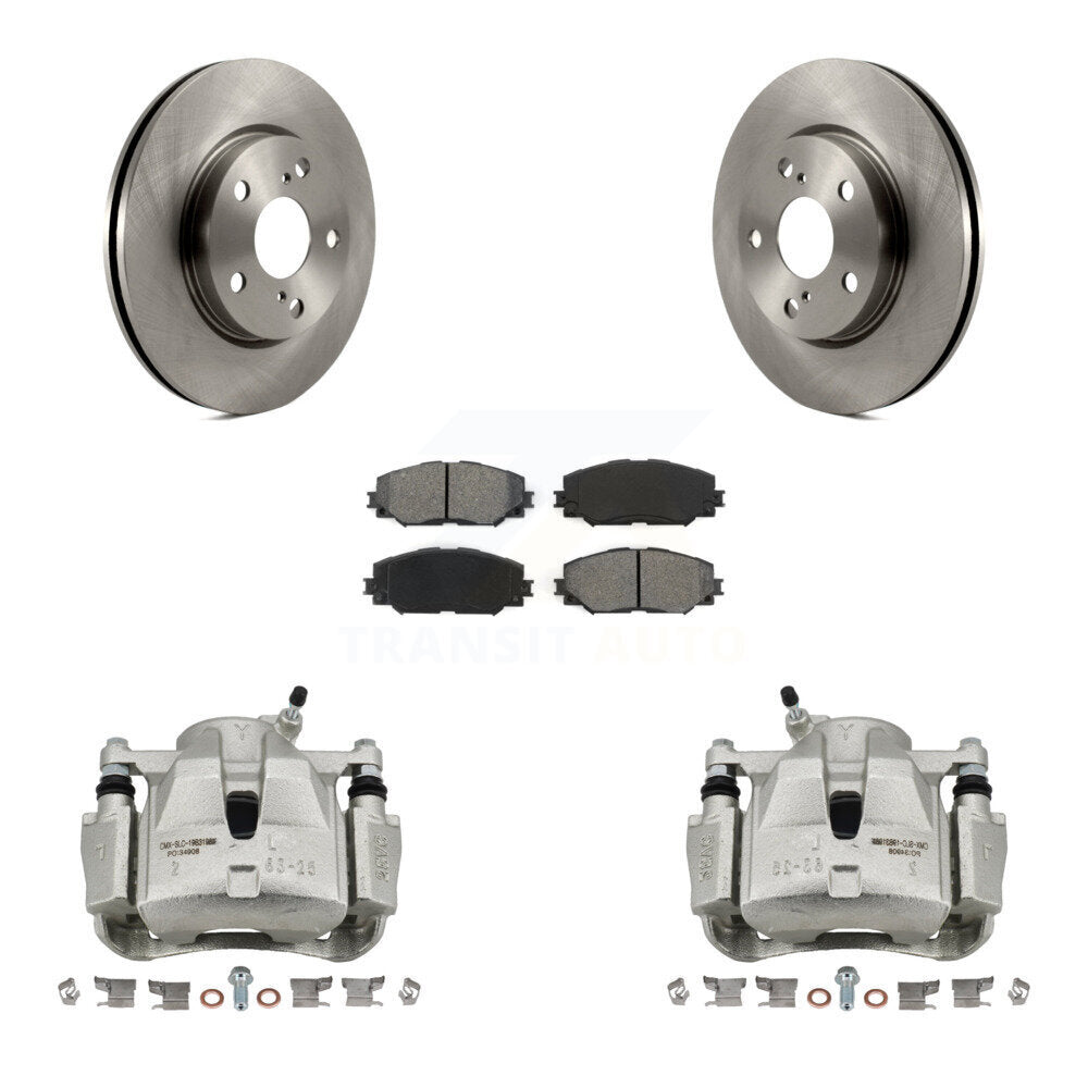 Transit Auto KC8-100303S Disc Brake Kit for 2008-2018 Toyota RAV4, Toyota Prius V, Lexus HS250h & more - Front product image