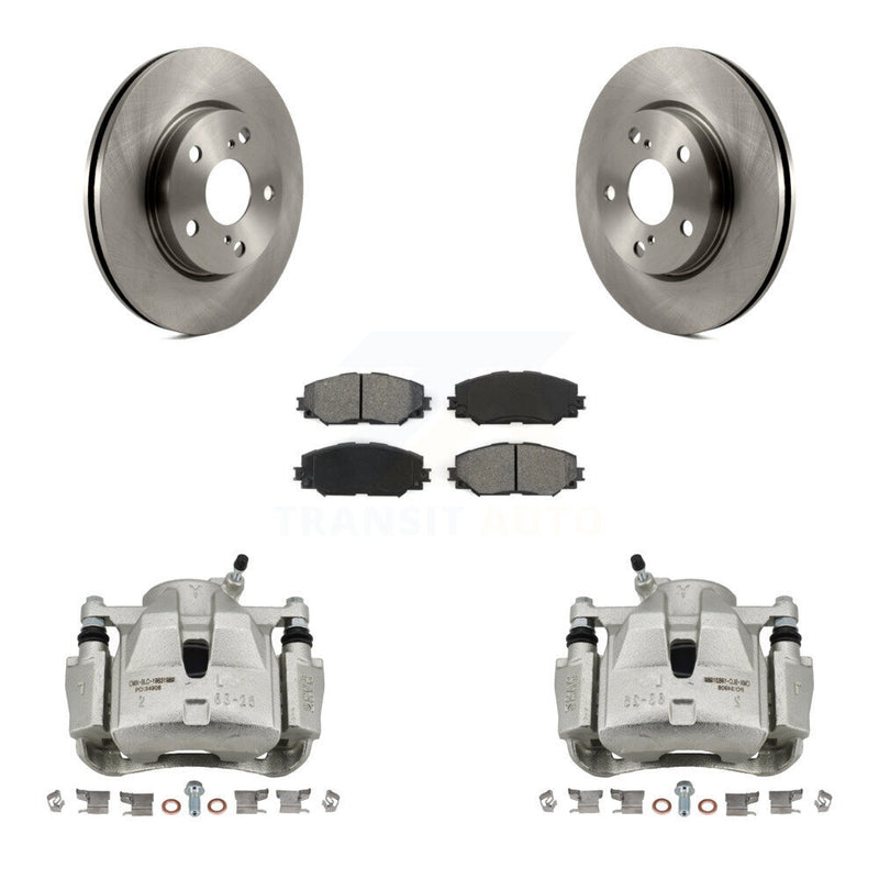 Transit Auto KC8-100303S Disc Brake Kit for 2008-2018 Toyota RAV4, Toyota Prius V, Lexus HS250h & more - Front product image