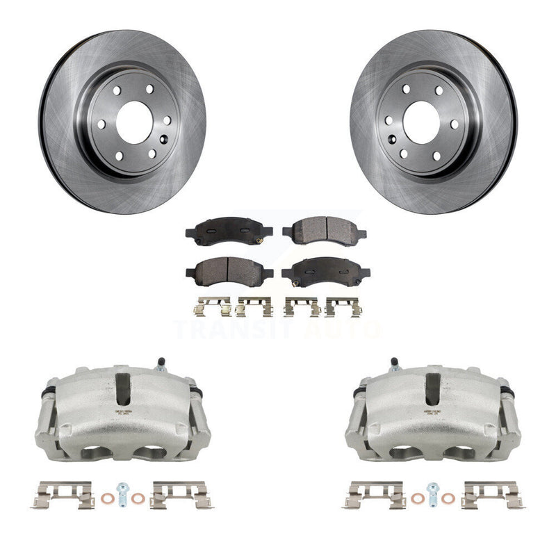 Transit Auto KC8-100312P Disc Brake Kit for 2007-2017 GMC Acadia Limited, Chevrolet Traverse, Buick Enclave & more - Front product image