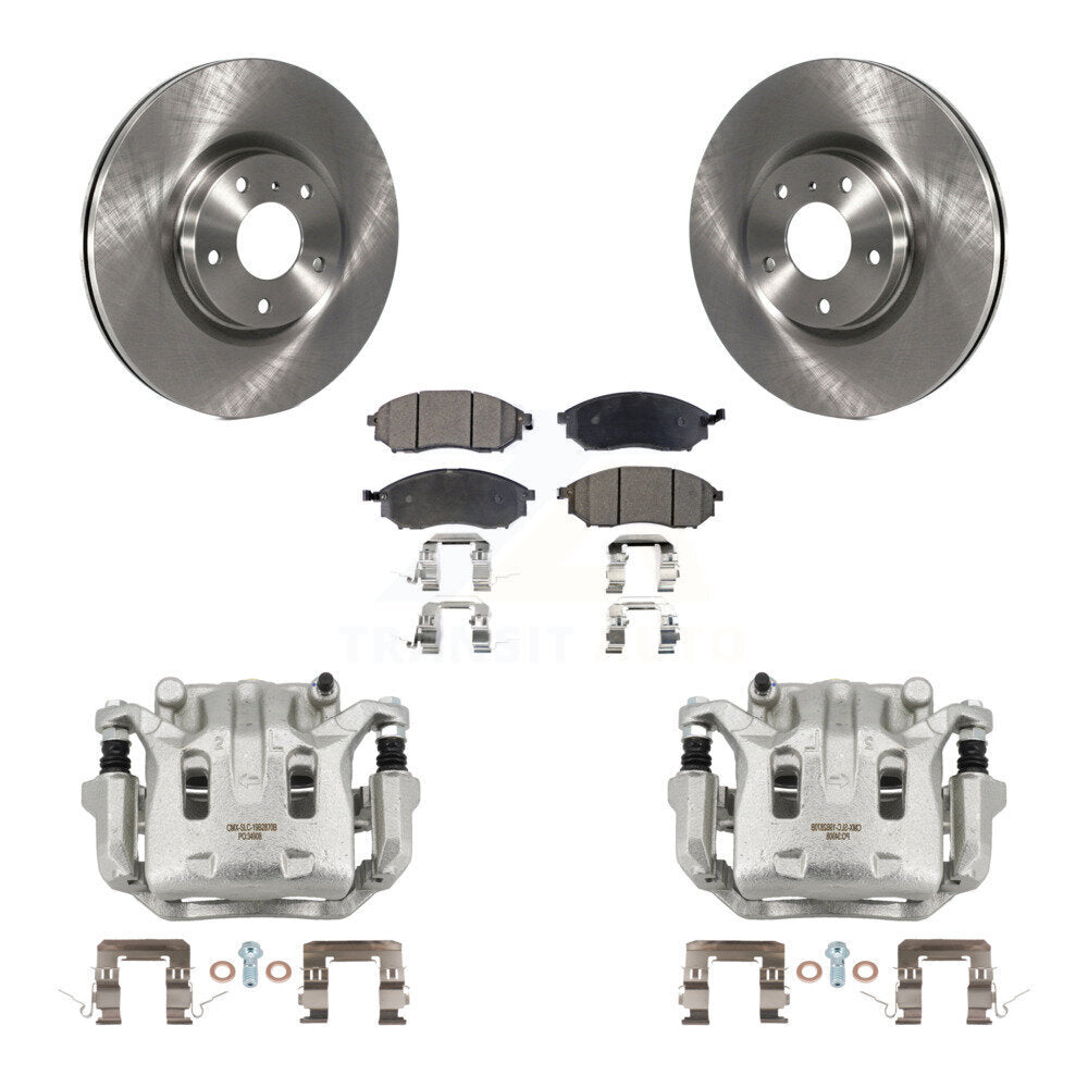 Transit Auto KC8-100316P Disc Brake Kit for 2006-2020 INFINITI Q40, INFINITI Q70L, INFINITI QX70 & more - Front product image