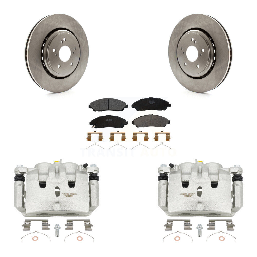 Transit Auto KC8-100321P Disc Brake Kit for 2014-2016 Acura MDX - Front product image