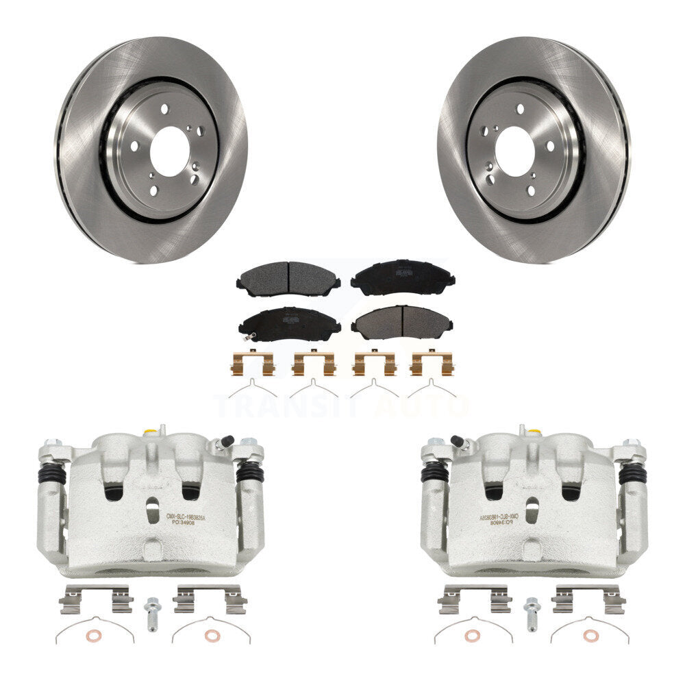 Transit Auto KC8-100322P Disc Brake Kit for 2016-2021 Acura MDX, Honda Ridgeline, Honda Pilot - Front product image