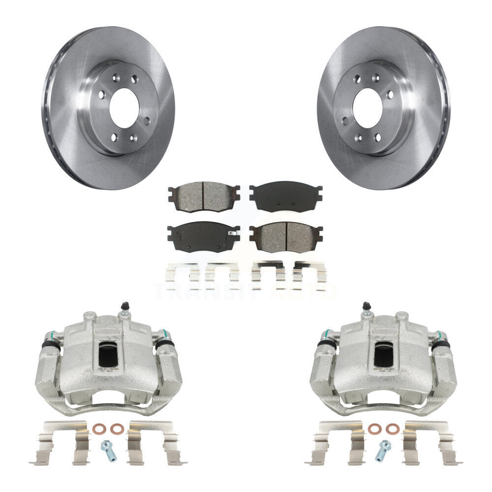 Transit Auto KC8-100323S Disc Brake Kit for 2006-2011 Hyundai Accent, Kia Rio, Kia Rio5 - Front product image