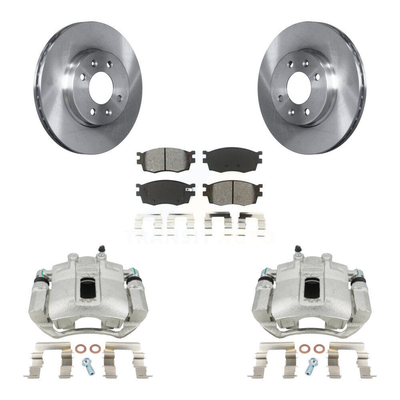 Transit Auto KC8-100323S Disc Brake Kit for 2006-2011 Hyundai Accent, Kia Rio, Kia Rio5 - Front product image