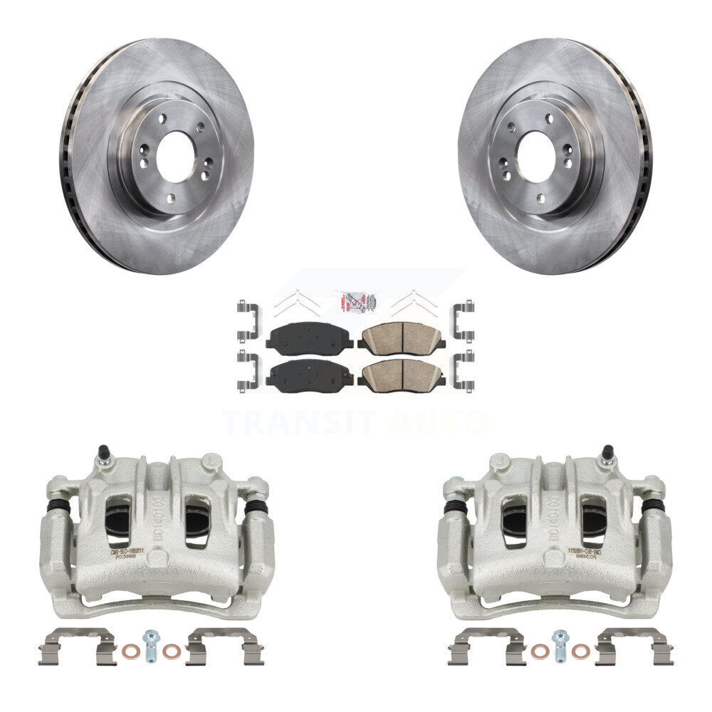 Transit Auto KC8-100325N Disc Brake Kit for 2017-2019 Hyundai Santa Fe, Hyundai Santa Fe XL - Front product image