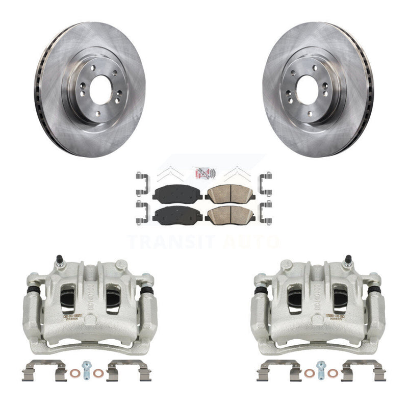 Transit Auto KC8-100325N Disc Brake Kit for 2017-2019 Hyundai Santa Fe, Hyundai Santa Fe XL - Front product image
