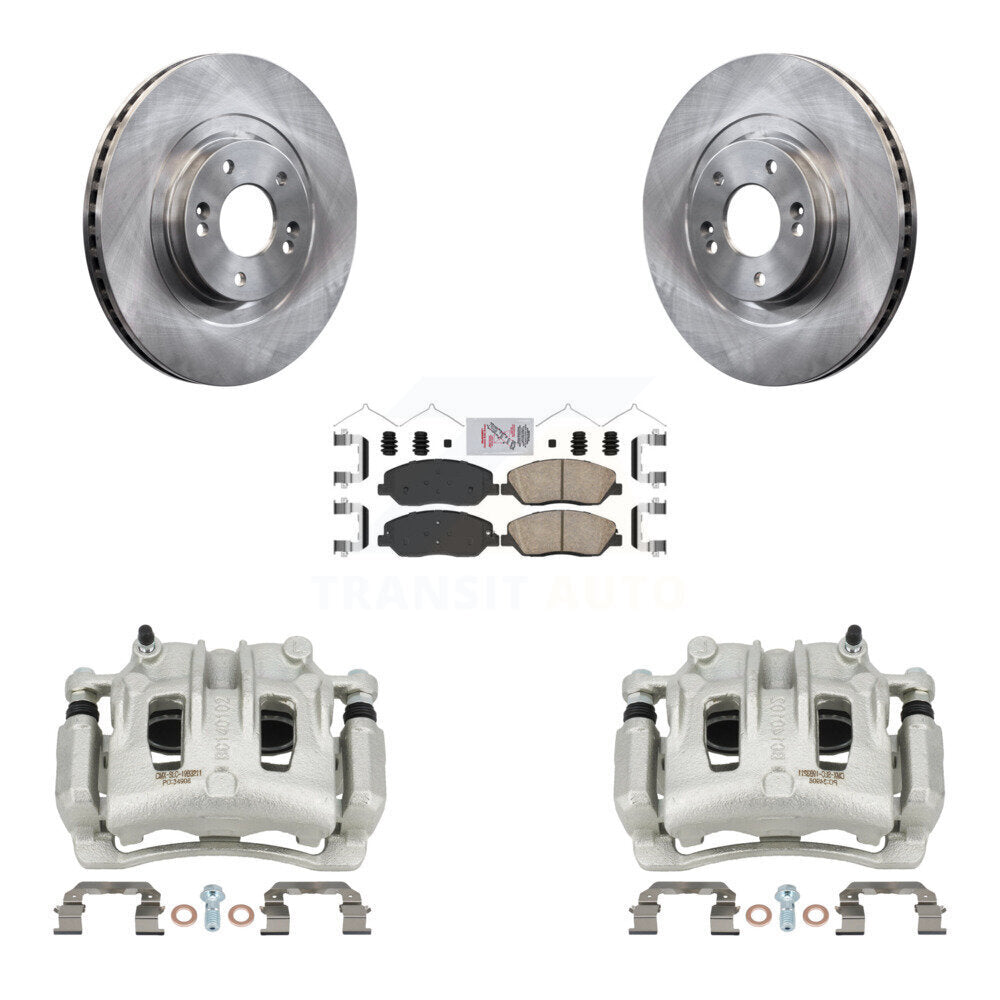 Transit Auto KC8-100326N Disc Brake Kit for 2017-2019 Hyundai Santa Fe, Hyundai Santa Fe XL - Front product image