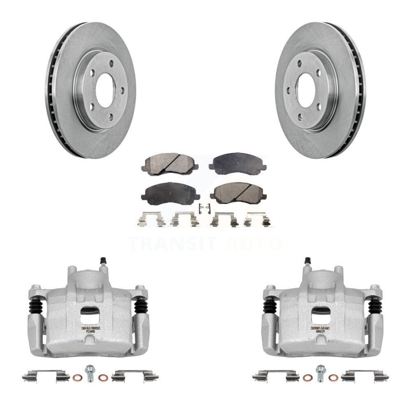 Transit Auto KC8-100326P Disc Brake Kit for 2008-2017 Mitsubishi Lancer - Front product image