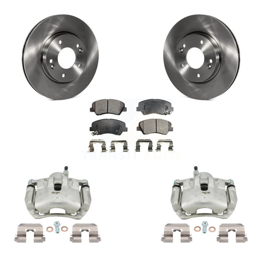 Transit Auto KC8-100330P Disc Brake Kit for 2013-2016 Hyundai Elantra GT, Kia Forte, Kia Forte5 & more - Front product image
