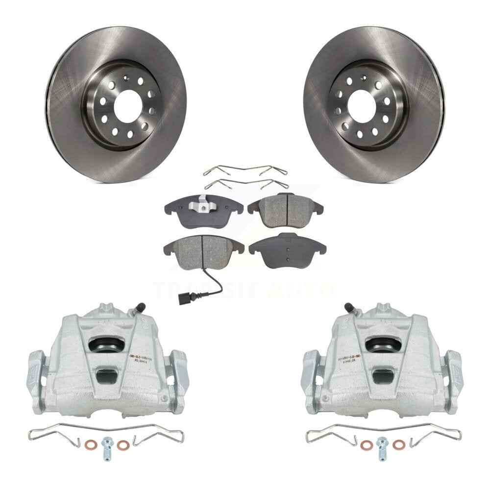 Transit Auto KC8-100330S Disc Brake Kit for 2009-2020 Volkswagen Tiguan Limited, Audi Q3, Audi Q3 Quattro & more - Front product image