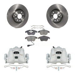 Transit Auto KC8-100330S Disc Brake Kit for 2009-2020 Volkswagen Tiguan Limited, Audi Q3, Audi Q3 Quattro & more - Front product image