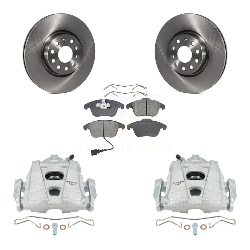 Transit Auto KC8-100330S Disc Brake Kit for 2009-2020 Volkswagen Tiguan Limited, Audi Q3, Audi Q3 Quattro & more - Front product image