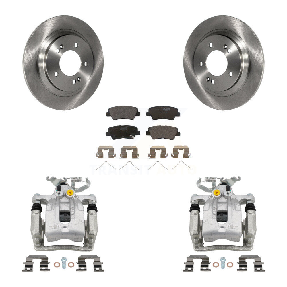 Transit Auto KC8-100332T Disc Brake Kit for 2017-2019 Kia Niro, Hyundai Ioniq - Rear product image
