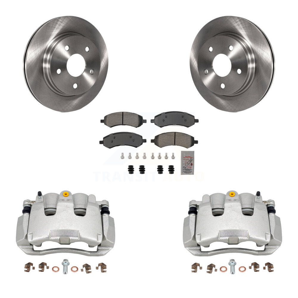 Transit Auto KC8-100334N Disc Brake Kit for 2009-2022 Ram 1500 Classic, Ram 1500, Dodge Ram 1500 - Front product image