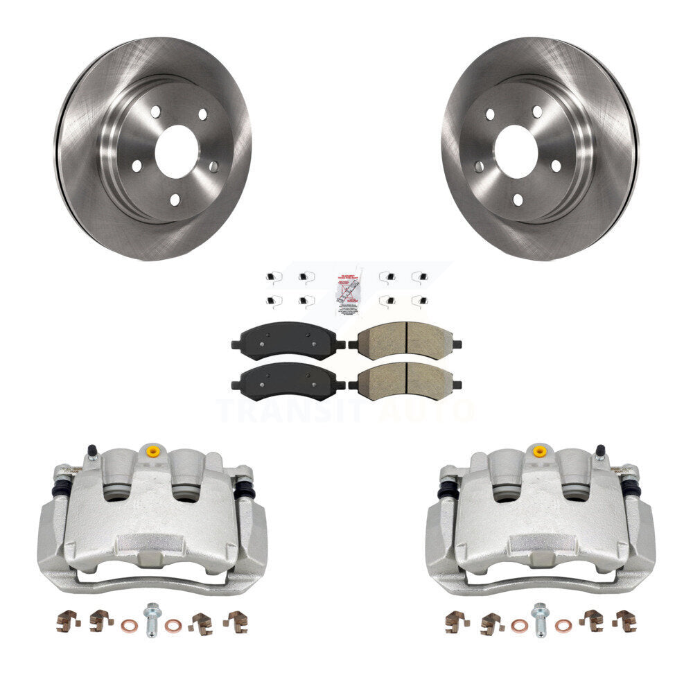 Transit Auto KC8-100335N Disc Brake Kit for 2009-2022 Ram 1500 Classic, Ram 1500, Dodge Ram 1500 - Front product image