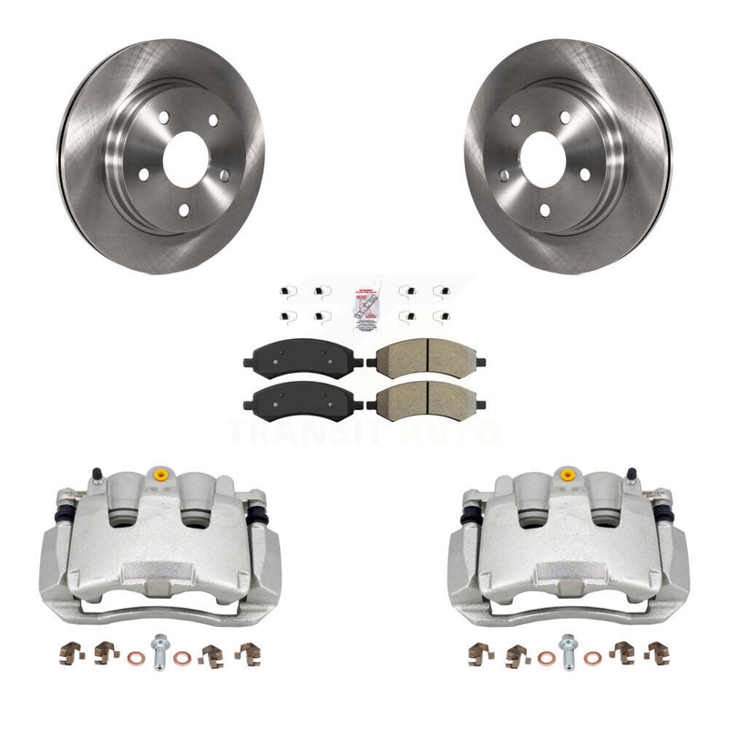 Transit Auto KC8-100335N Disc Brake Kit for 2009-2022 Ram 1500 Classic, Ram 1500, Dodge Ram 1500 - Front product image