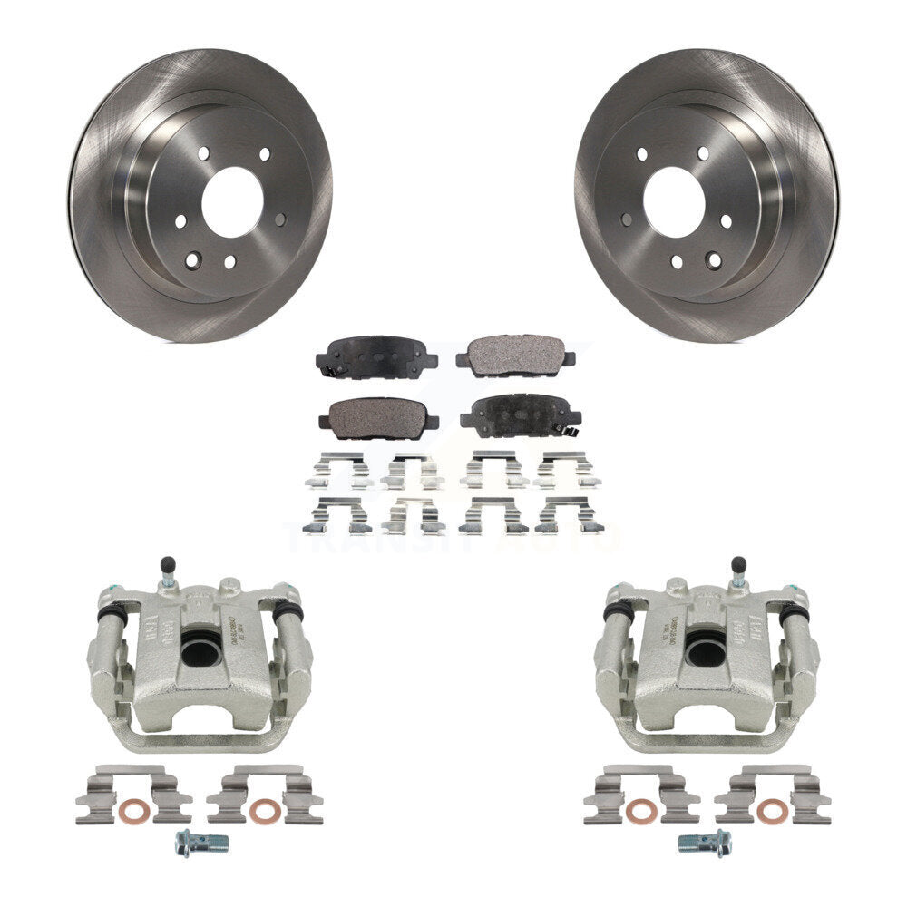 Transit Auto KC8-100338T Disc Brake Kit for 2005-2015 Nissan Rogue Select, Nissan Rogue, Nissan X-Trail - Rear product image