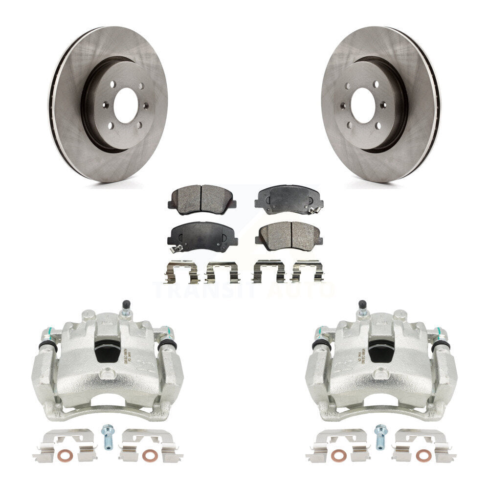 Transit Auto KC8-100340P Disc Brake Kit for 2017 Kia Rio - Front product image
