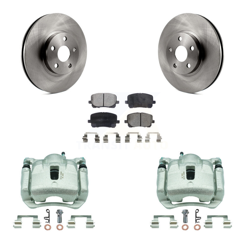 Transit Auto KC8-100341P Disc Brake Kit for 2003-2008 Pontiac Vibe, Toyota Corolla, Toyota Matrix - Front product image