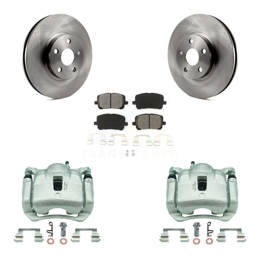 Transit Auto KC8-100341S Disc Brake Kit for 2003-2008 Pontiac Vibe, Toyota Corolla, Toyota Matrix - Front product image