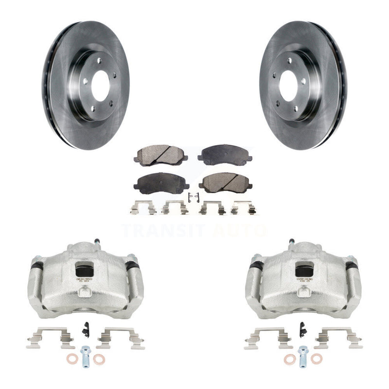 Transit Auto KC8-100343P Disc Brake Kit for 2007-2017 Chrysler 200, Dodge Avenger, Dodge Caliber & more - Front product image