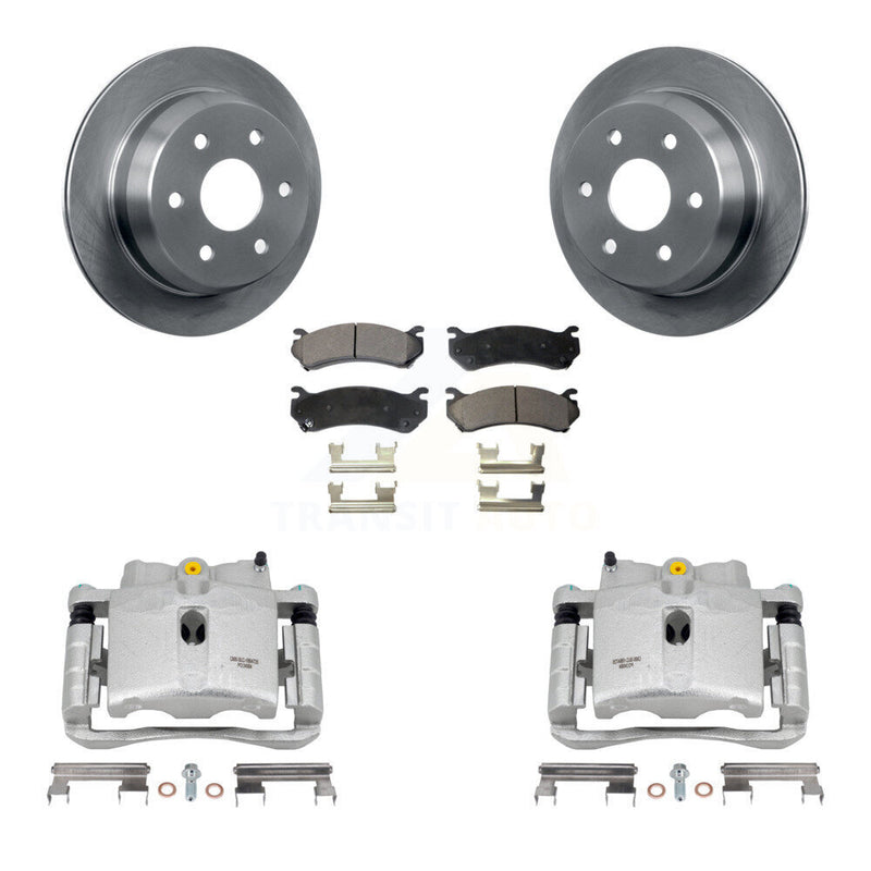 Transit Auto KC8-100343T Disc Brake Kit for 2003 Chevrolet Silverado 2500, Chevrolet Silverado 2500 HD, Chevrolet Suburban 2500 & more - Rear product image