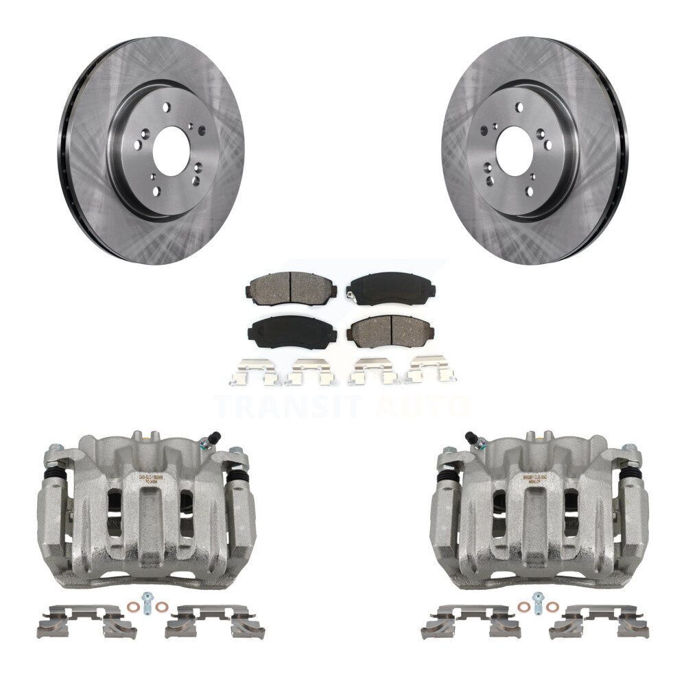 Transit Auto KC8-100344S Disc Brake Kit for 2007-2012 Honda Crosstour, Honda Accord Crosstour, Acura RDX & more - Front product image