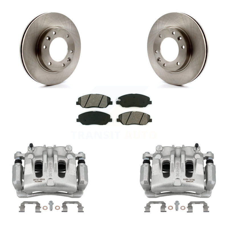 Transit Auto KC8-100347S Disc Brake Kit for 2006-2014 Kia Sedona, Hyundai Entourage - Front product image