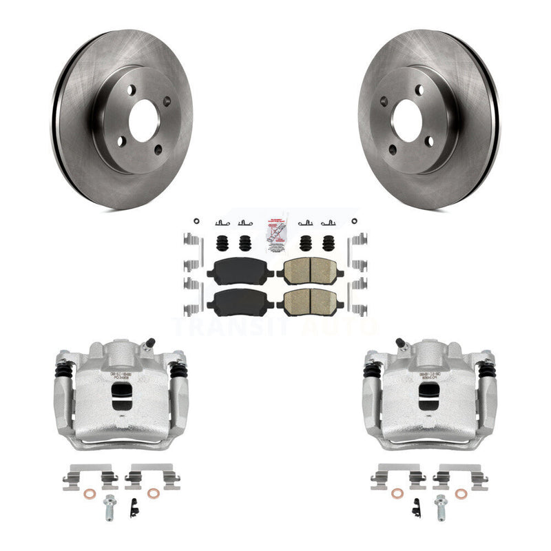 Transit Auto KC8-100356N Disc Brake Kit for 2003-2007 Chevrolet Cobalt, Pontiac Pursuit, Saturn Ion - Front product image