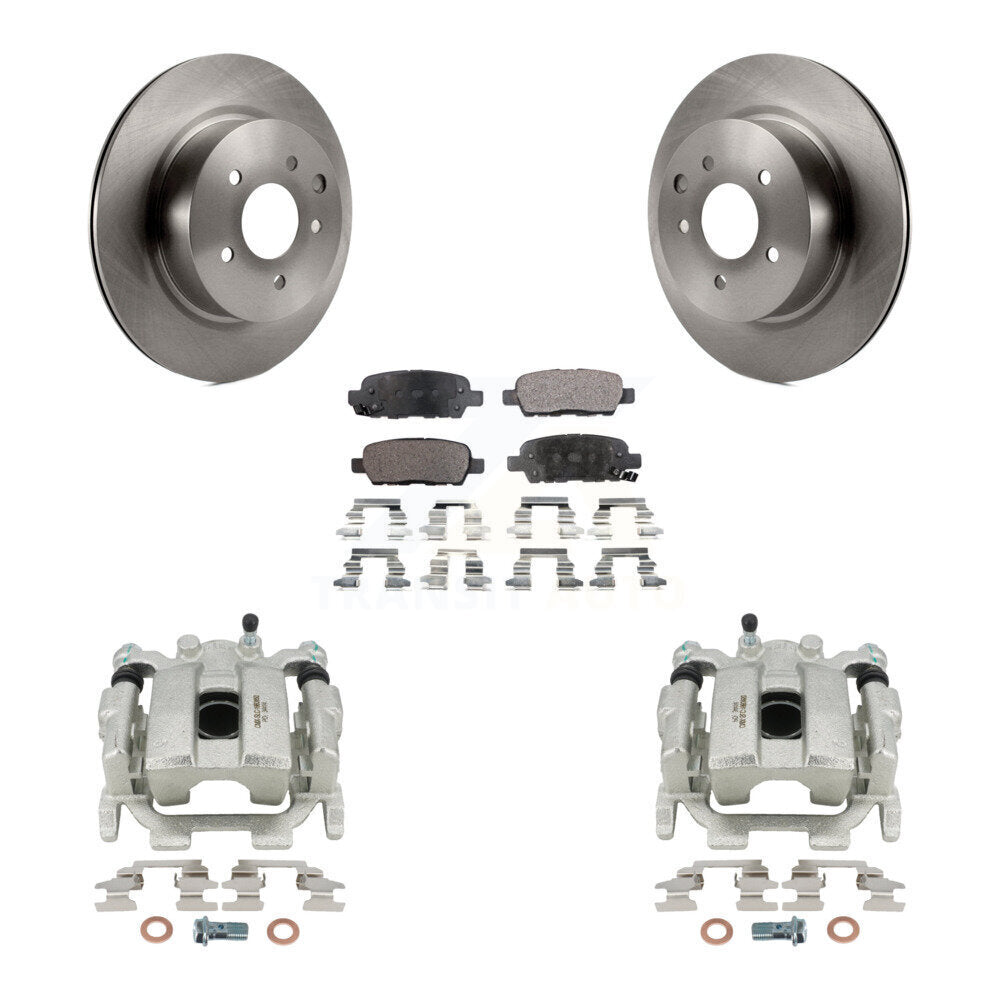 Transit Auto KC8-100357T Disc Brake Kit for 2008-2012 INFINITI EX35 - Rear product image