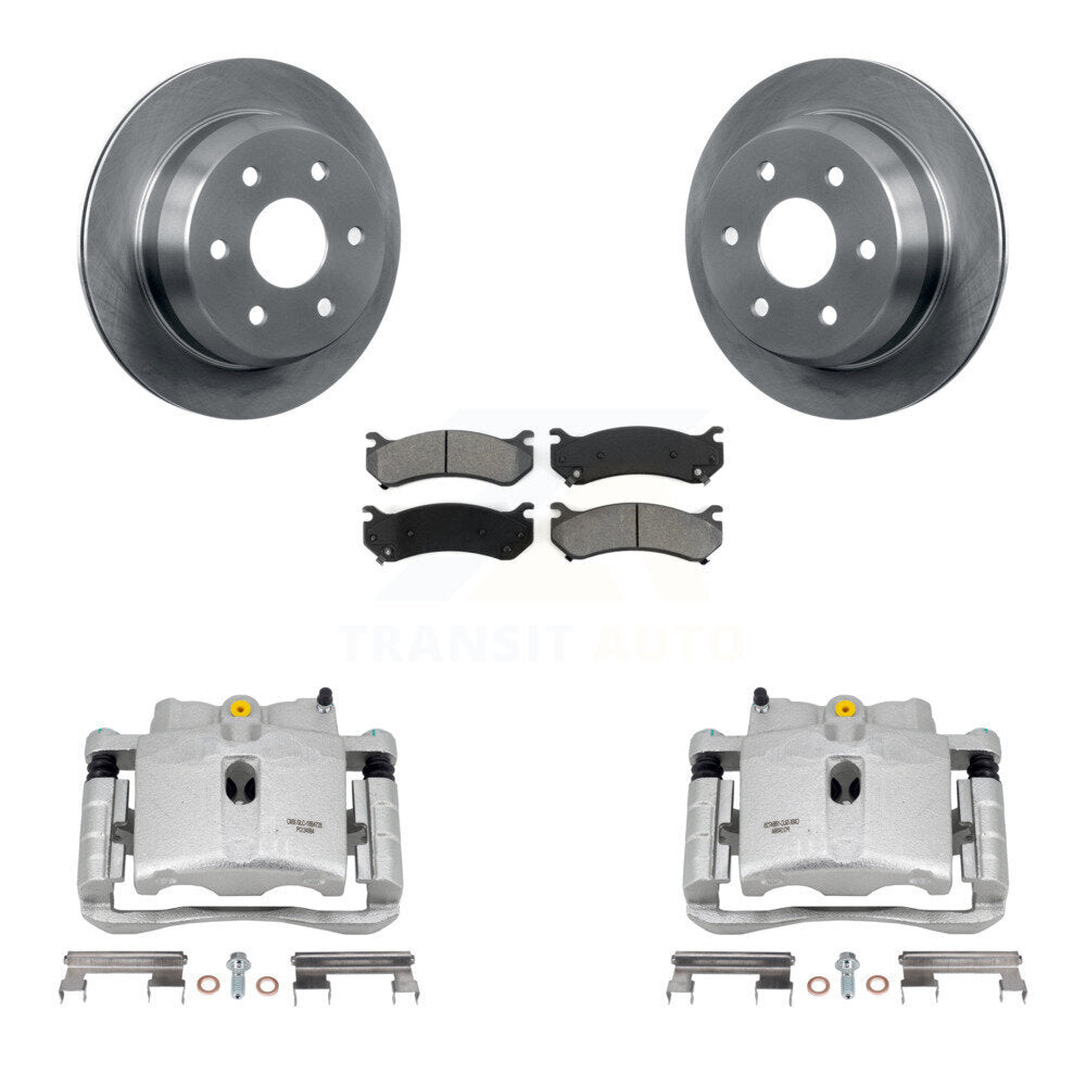 Transit Auto KC8-100359S Disc Brake Kit for 2003 Chevrolet Silverado 2500, Chevrolet Silverado 2500 HD, Chevrolet Suburban 2500 & more - Rear product image