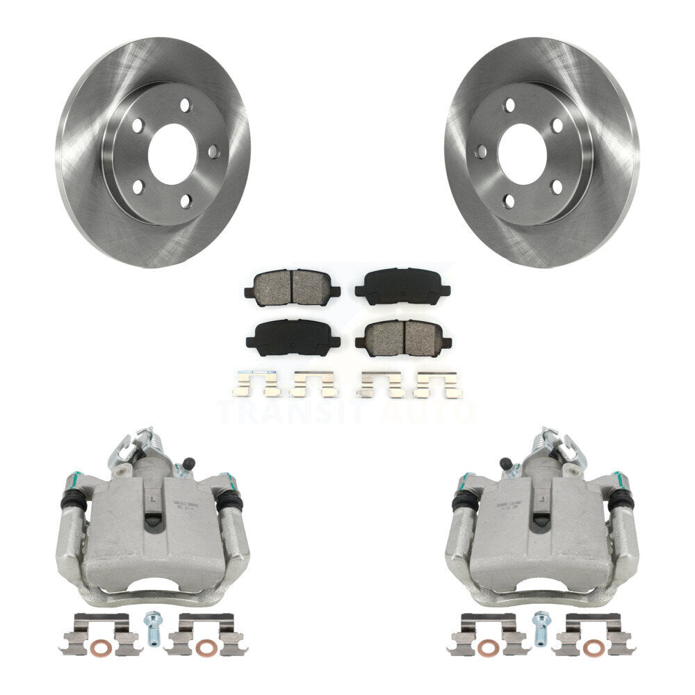 Transit Auto KC8-100360S Disc Brake Kit for 2004-2016 Chevrolet Impala Limited, Chevrolet Impala, Buick Allure & more - Rear product image