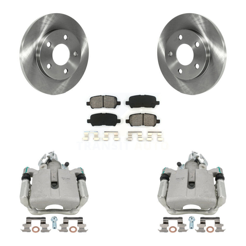 Transit Auto KC8-100360S Disc Brake Kit for 2004-2016 Chevrolet Impala Limited, Chevrolet Impala, Buick Allure & more - Rear product image