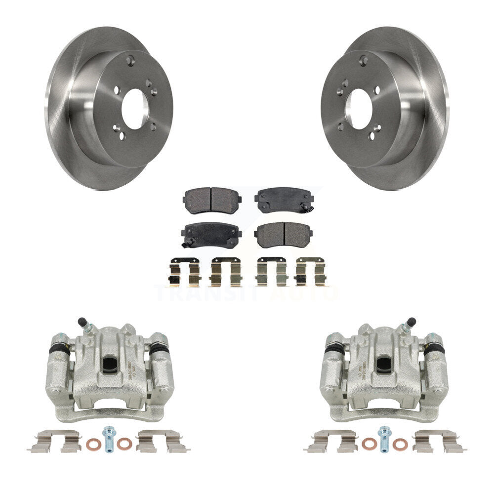 Transit Auto KC8-100360T Disc Brake Kit for 2006-2007 Hyundai Accent, Kia Rio, Kia Rio5 - Rear product image