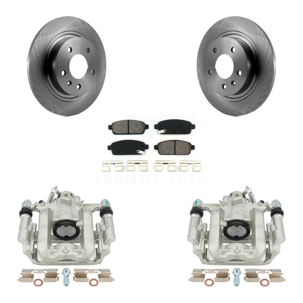 Transit Auto KC8-100364S Disc Brake Kit for 2011-2015 Cadillac ELR, Chevrolet Cruze, Chevrolet Orlando & more - Rear product image