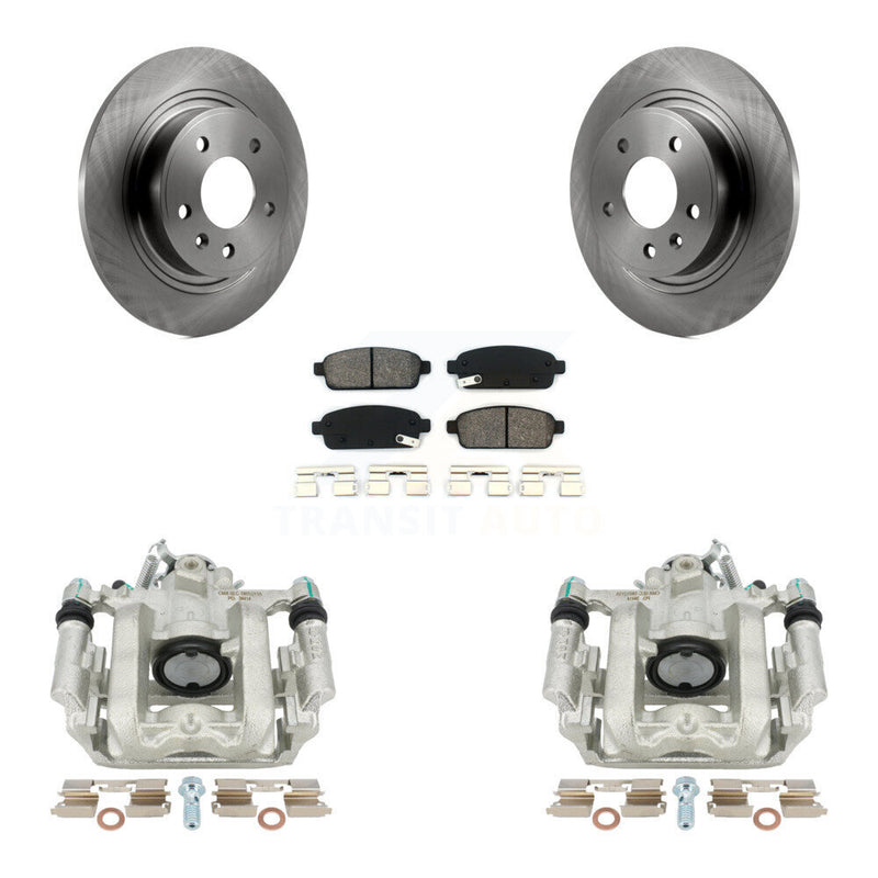 Transit Auto KC8-100364S Disc Brake Kit for 2011-2015 Cadillac ELR, Chevrolet Cruze, Chevrolet Orlando & more - Rear product image