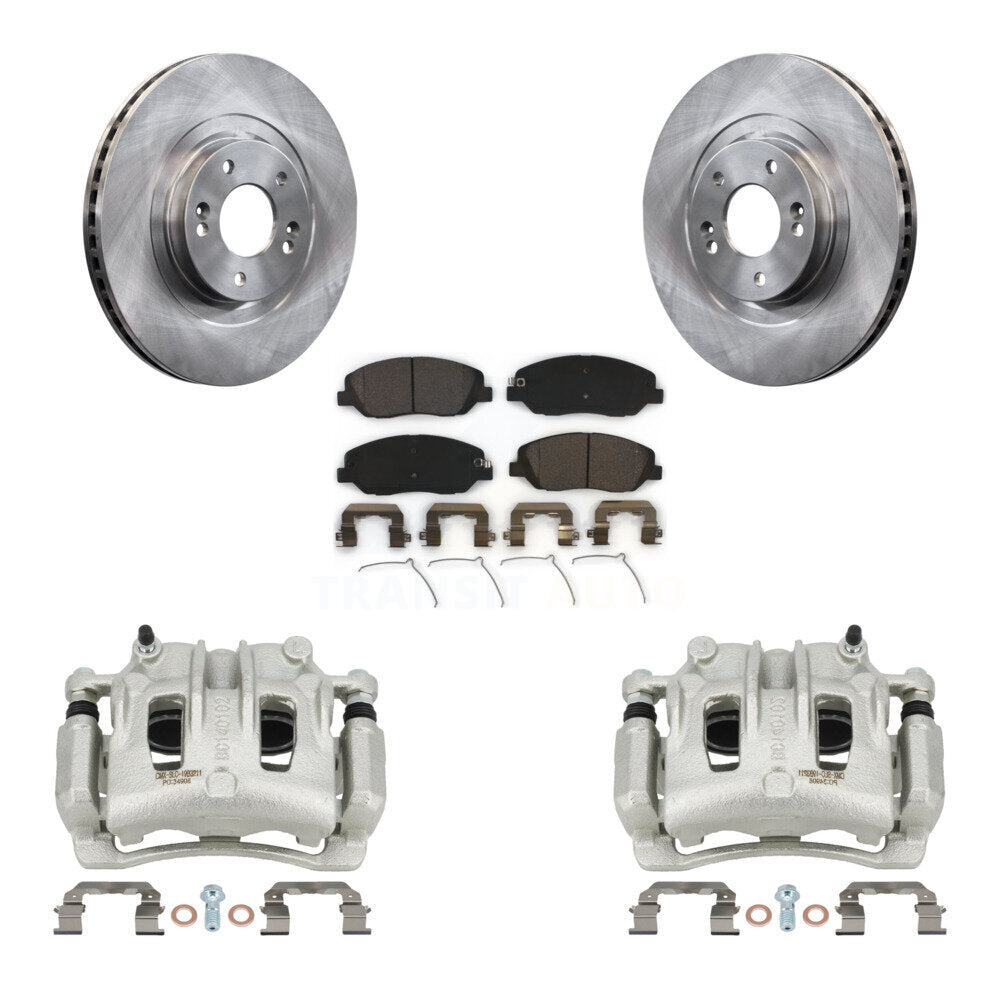 Transit Auto KC8-100366T Disc Brake Kit for 2017-2019 Hyundai Santa Fe, Hyundai Santa Fe XL - Front product image
