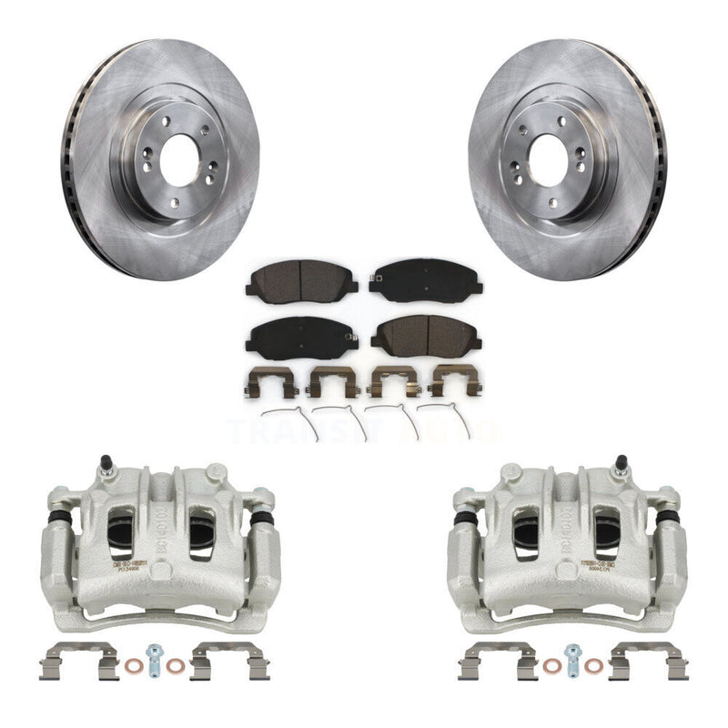 Transit Auto KC8-100366T Disc Brake Kit for 2017-2019 Hyundai Santa Fe, Hyundai Santa Fe XL - Front product image