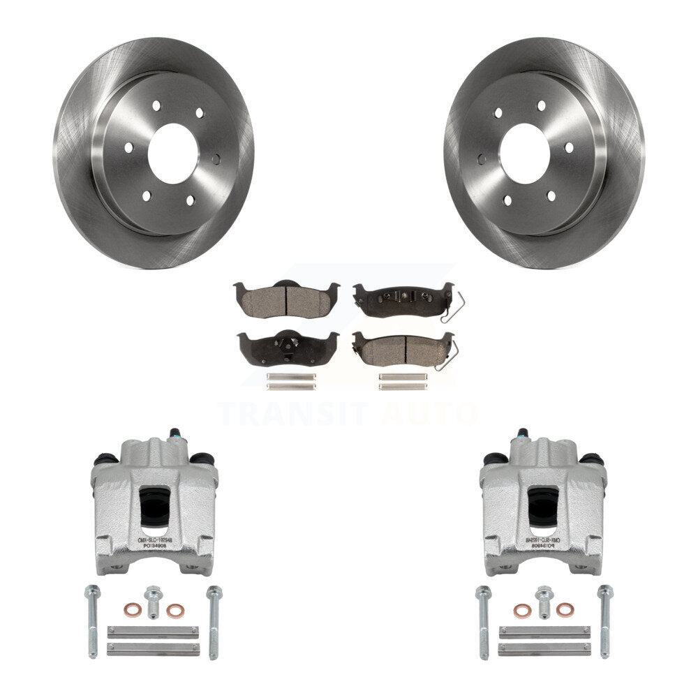 Transit Auto KC8-100367P Disc Brake Kit for 2004-2015 Nissan Armada, INFINITI QX56, Nissan Pathfinder Armada & more - Rear product image