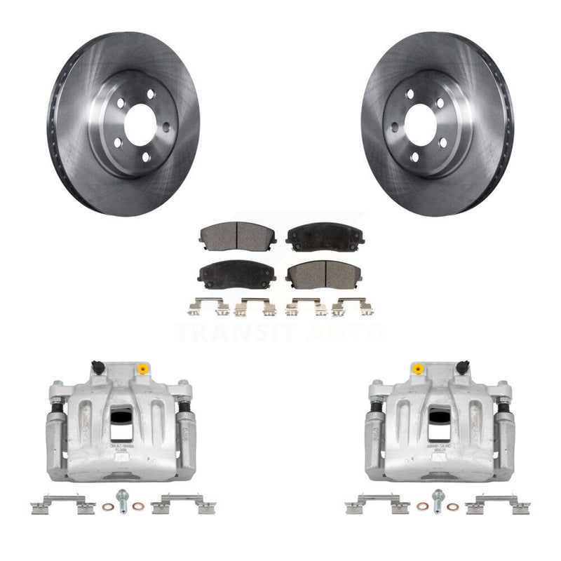Transit Auto KC8-100367T Disc Brake Kit for 2012-2021 Chrysler 300, Dodge Charger, Dodge Challenger - Front product image