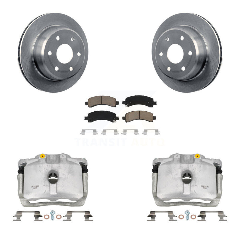 CMX KC8-100372C Disc Brake Kit for 2002-2014 Cadillac Escalade, Chevrolet Avalanche 1500, Chevrolet Express 1500 & more - Rear product image
