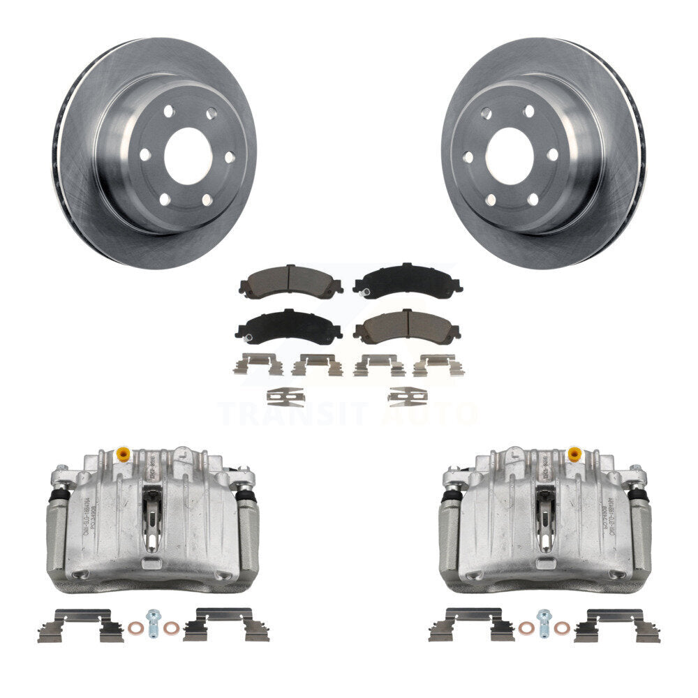 CMX KC8-100373C Disc Brake Kit for 2000-2006 Chevrolet Silverado 1500, Cadillac Escalade, Cadillac Escalade ESV & more - Rear product image
