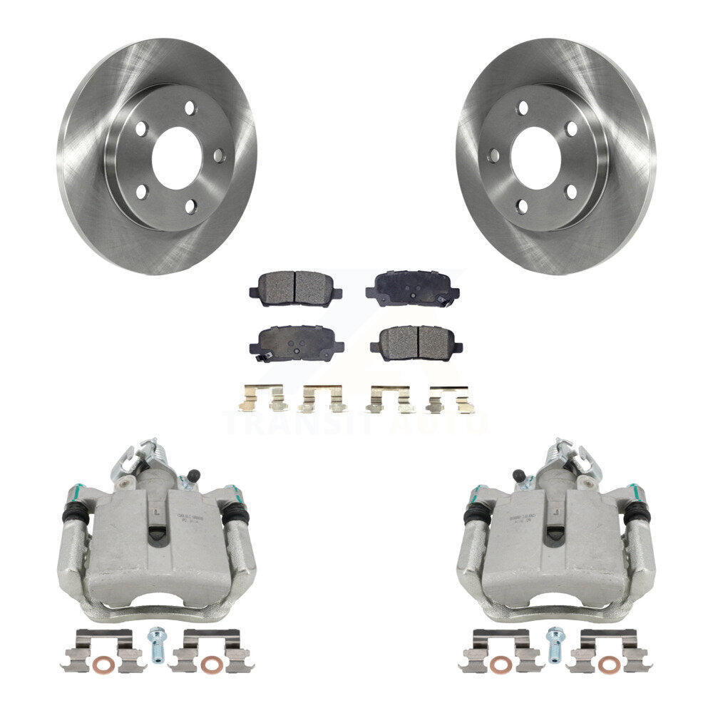 Transit Auto KC8-100373P Disc Brake Kit for 2004-2016 Chevrolet Impala Limited, Chevrolet Impala, Buick Allure & more - Rear product image