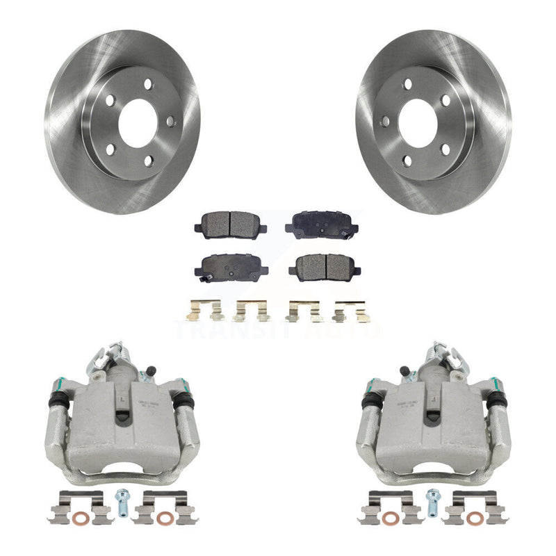 Transit Auto KC8-100373P Disc Brake Kit for 2004-2016 Chevrolet Impala Limited, Chevrolet Impala, Buick Allure & more - Rear product image