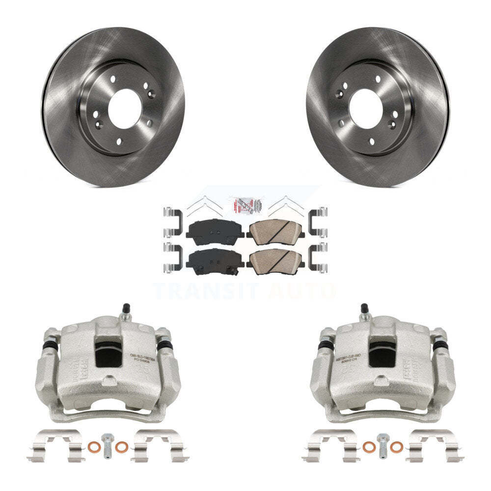 Transit Auto KC8-100377N Disc Brake Kit for 2017-2020 Hyundai Elantra - Front product image