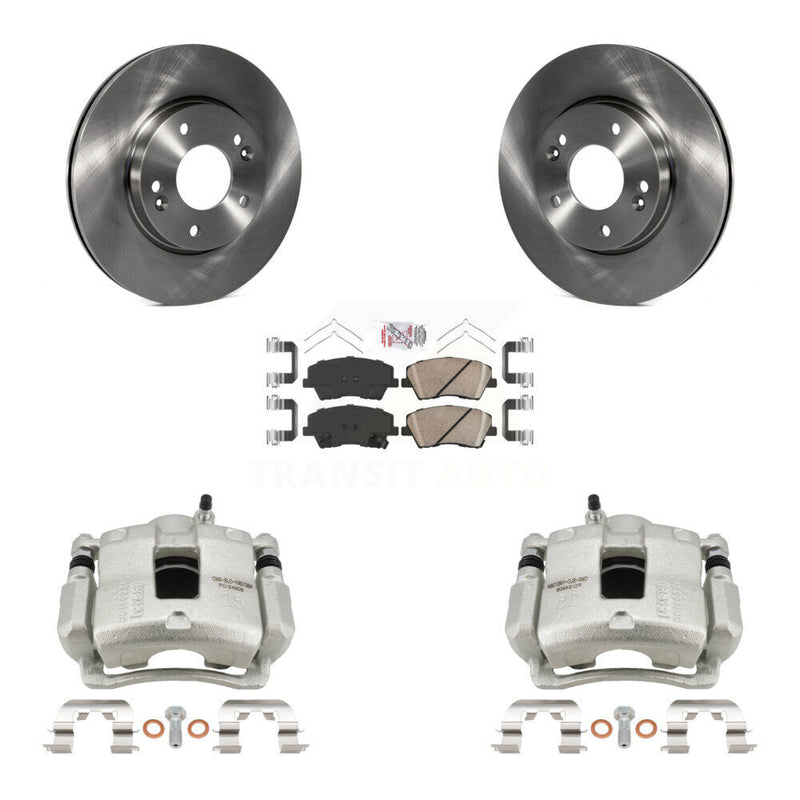 Transit Auto KC8-100377N Disc Brake Kit for 2017-2020 Hyundai Elantra - Front product image