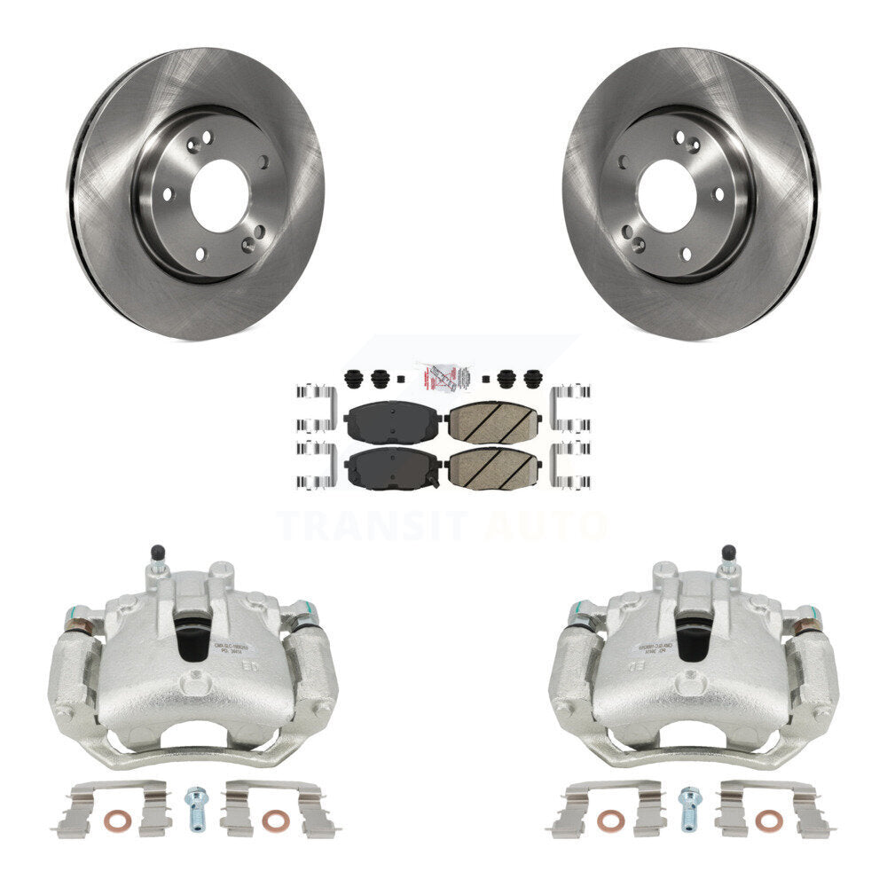 Transit Auto KC8-100380N Disc Brake Kit for 2009-2012 Hyundai Elantra - Front product image