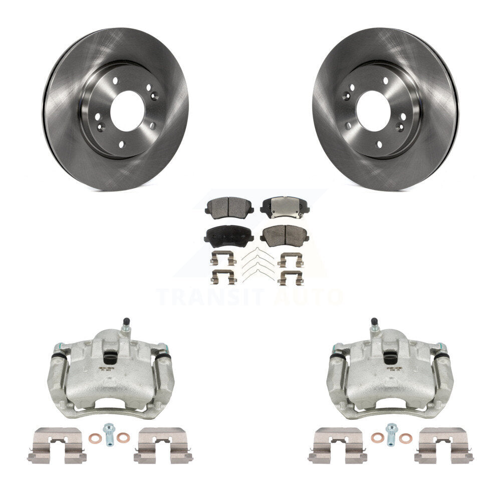 Transit Auto KC8-100381T Disc Brake Kit for 2016-2018 Hyundai Elantra GT, Kia Forte, Kia Forte Koup & more - Front product image