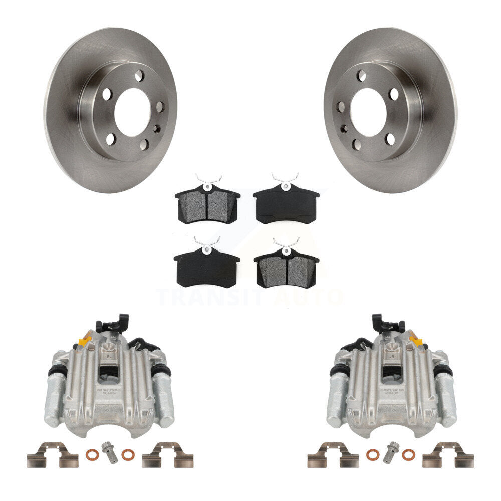 Transit Auto KC8-100382S Disc Brake Kit for 1999-2009 Volkswagen Jetta City, Volkswagen Jetta, Volkswagen Golf - Rear product image